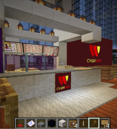 Суши Wok теперь и в мире Майнкрафт!